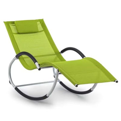 Flossy Rocking Lounger - Green