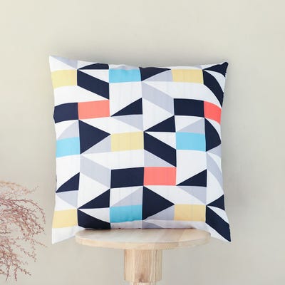 Outdoor Cushion - Scandy Geo – Multicolor/Geometric Pattern - 50X50 Cm
