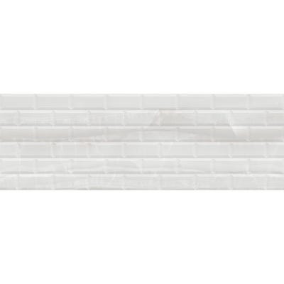 Indian Milano Ceramic Wall Tile (10) 62026 White Onyx Highlighter-1 Glossy 30X90Cm (4 Nos/Ctn,1.08Sqm)