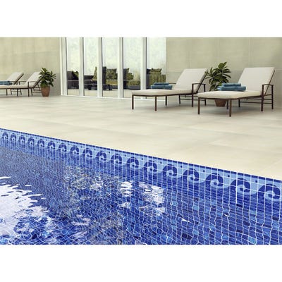 Spain Ecoceramic Swimming Pool Tile Eco Creta Marino 33.3X33.3Cm (12 Nos/Ctn,1.33Sqm)