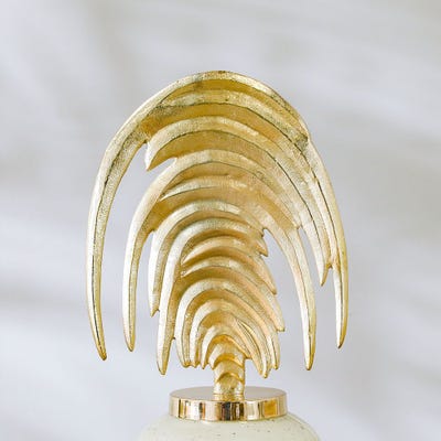 Ahsina Décor Sculpture Gold 29X26X90Cm