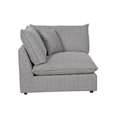 Napoleon 1-Seater Corner Fabric Modular Sofa – Grey - with 2-Year Warranty