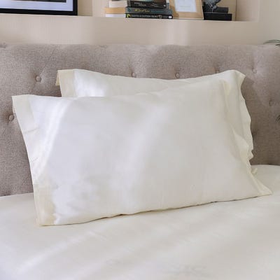 Solace 3-Piece 300 TC Queen Fitted Sheet Set-150x200+30 cm-Off White