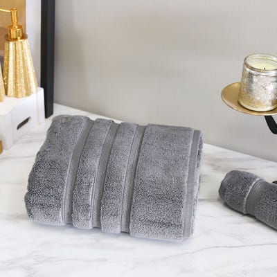 Flossy Advance Bath Towel 70x142 Cm Dark Grey