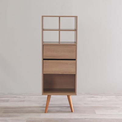 Monte Bookcase – Almond – With 1-Year Warranty