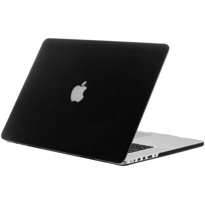 Kuzy Rubberized Hard Cover Case For Macbook Pro 15 Inch With Retina Display - Black