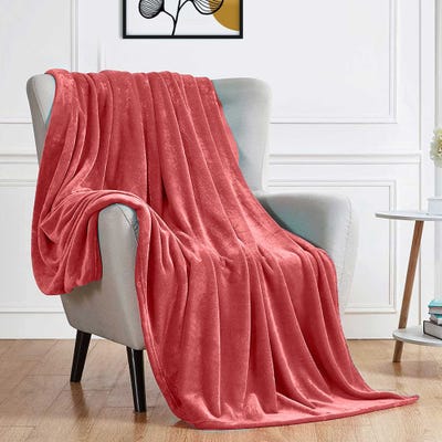Coton Home Microflannel Blanket 240x220cm - Pink