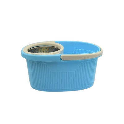 360° Spin Mop With Bucket Sky Blue/White 50x30x24centimeter
