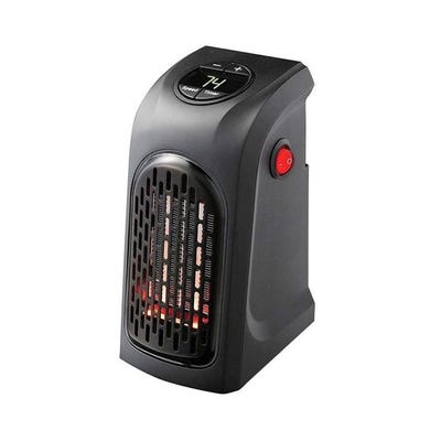 Portable Electric Heater 400 W HEATER4.18 Black/Red