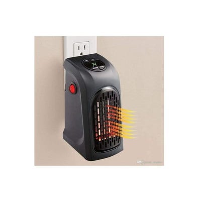 Portable Electric Heater 400 W HEATER4.18 Black/Red