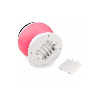 Star And Moon Starlight Projector Lamp With Cable Black/White/Pink 13 x 11cm