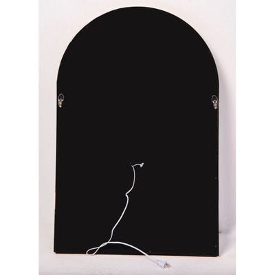 Silver Arch Vanity Wall Mirror with LED 
