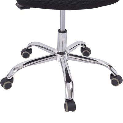 Sleekline 6901 Low Back Mesh Office Chair Black Without Rocking Function (Black), 6901_Black-Mesh_Chair