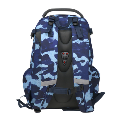Smily Teen backpack-Camouflage-Blue